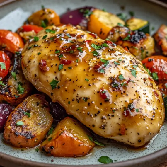Sweet and Savory Honey Mustard Chicken Breast