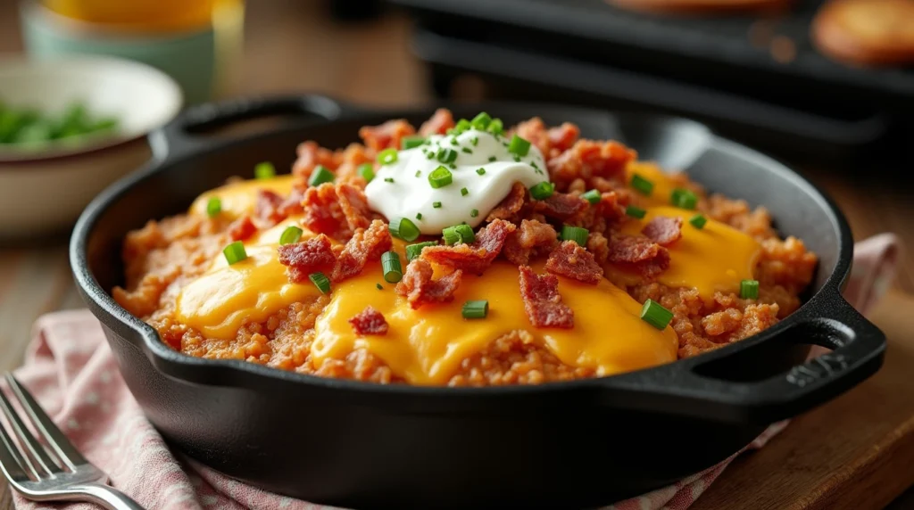 Loaded Breakfast Potatoes: A Crowd-Pleasing Comfort Food Crispy Loaded Breakfast Potatoes with Cheese and Bacon