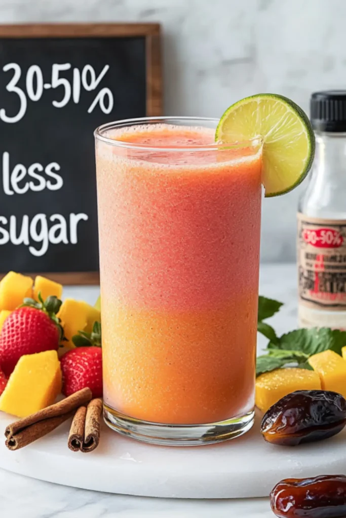 Reduce sugar in smoothies