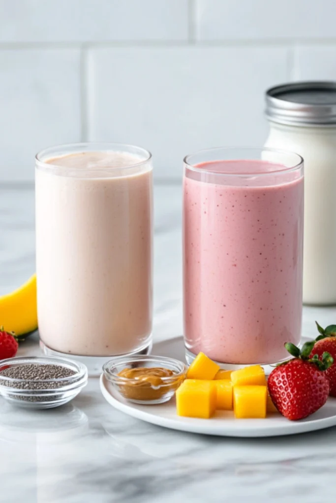 strawberry mango smoothie nutrition facts