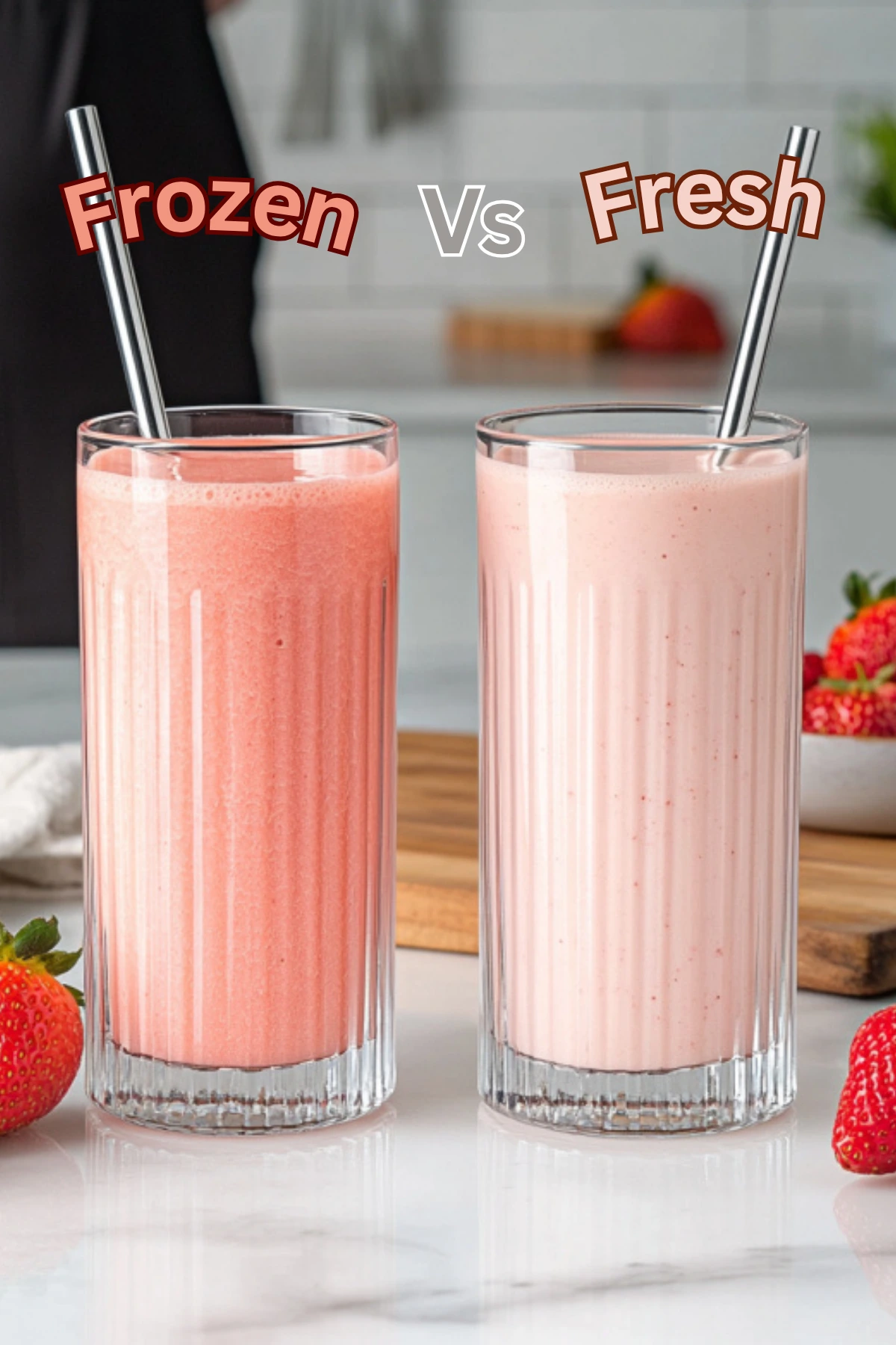 Fresh vs Frozen fruit smoothies