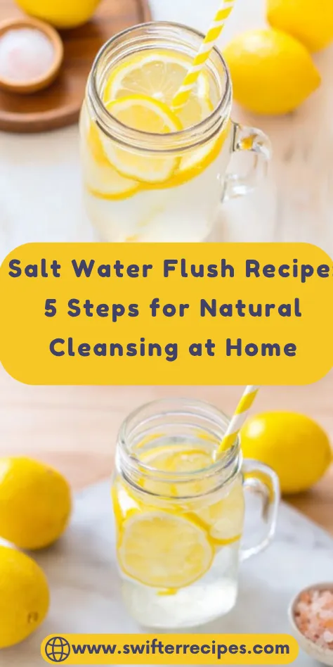 salt water flush recipe