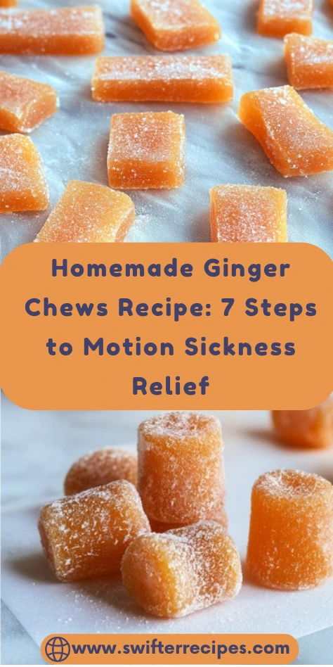 Easy Ginger Chews Recipe - Homemade Candy for Nausea & Digestive Relief