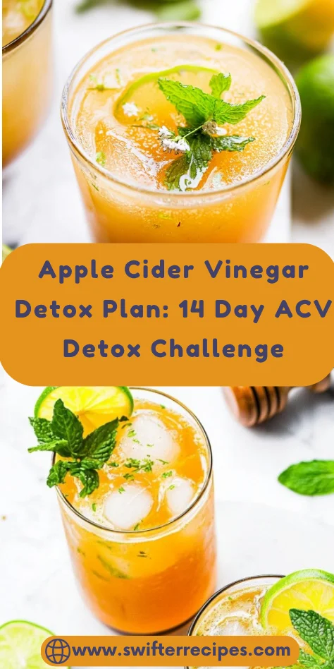 14 Day Apple Cider Vinegar Detox Challenge - Complete ACV Plan