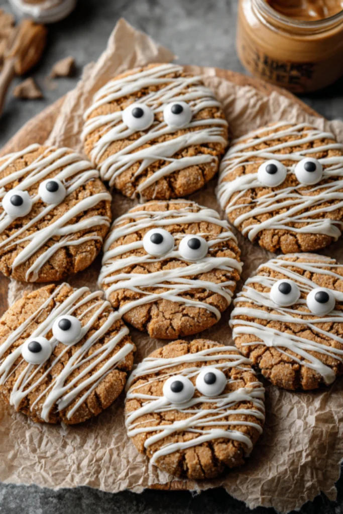 Easy Mummy Peanut Butter Cookies – Fun Halloween Dessert Recipe