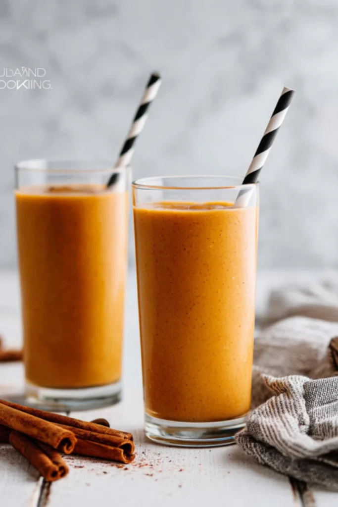 PSL Protein Smoothie Recipe with Pumpkin Puree and Protein Powder