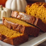 Classic Pumpkin Bread Slices with Moist Texture