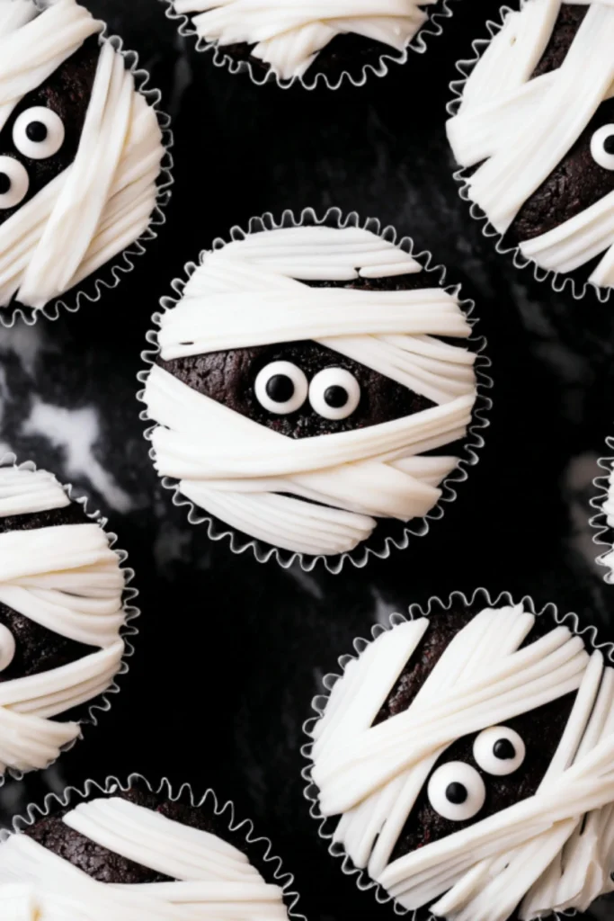 Halloween Mummy Cupcakes – Cute and Spooky Cupcake Recipe for Kids