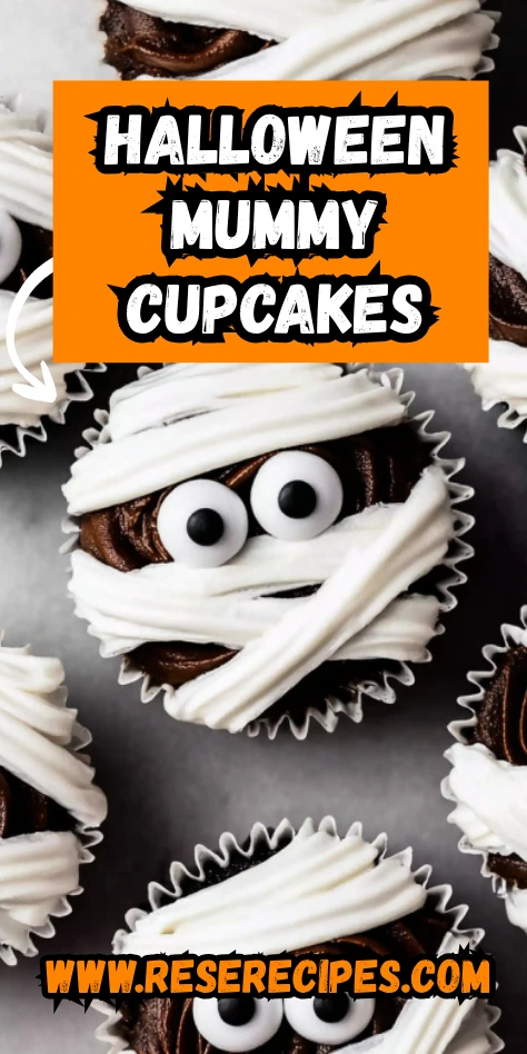 Halloween Mummy Cupcakes – Fun & Easy Halloween Dessert Recipe