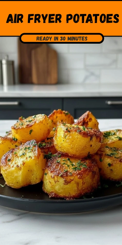 Air Fryer Potatoes Golden and Crispy Ready in 30 Minutes