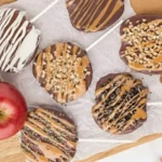 Caramel Apple Slices with Chocolate and Toppings
