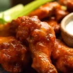 Crispy Baked Buffalo Wings with Tangy Sauce