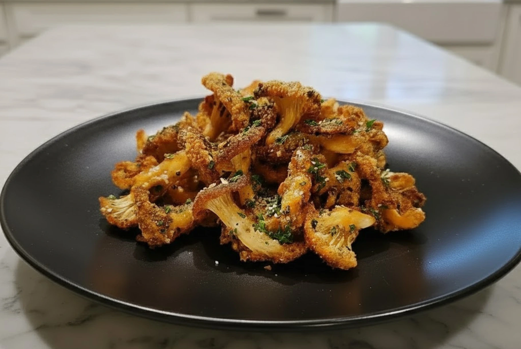 Crispy Airfryer Mushrooms with Garlic and Herbs – Quick & Delicious