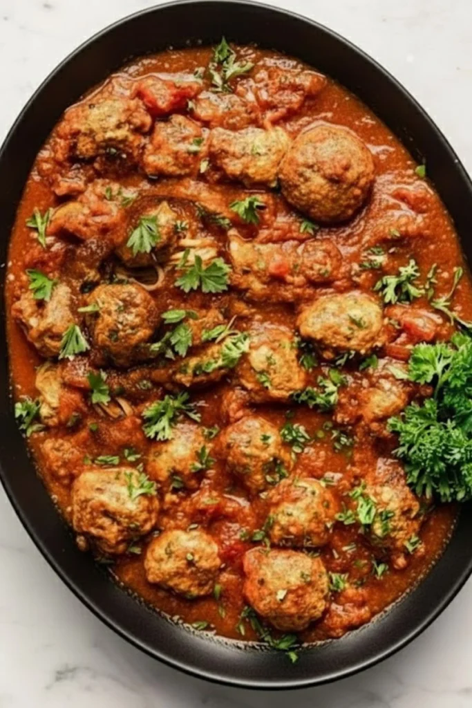 Slow Cooker Turkey Meatballs in Marinara Sauce
