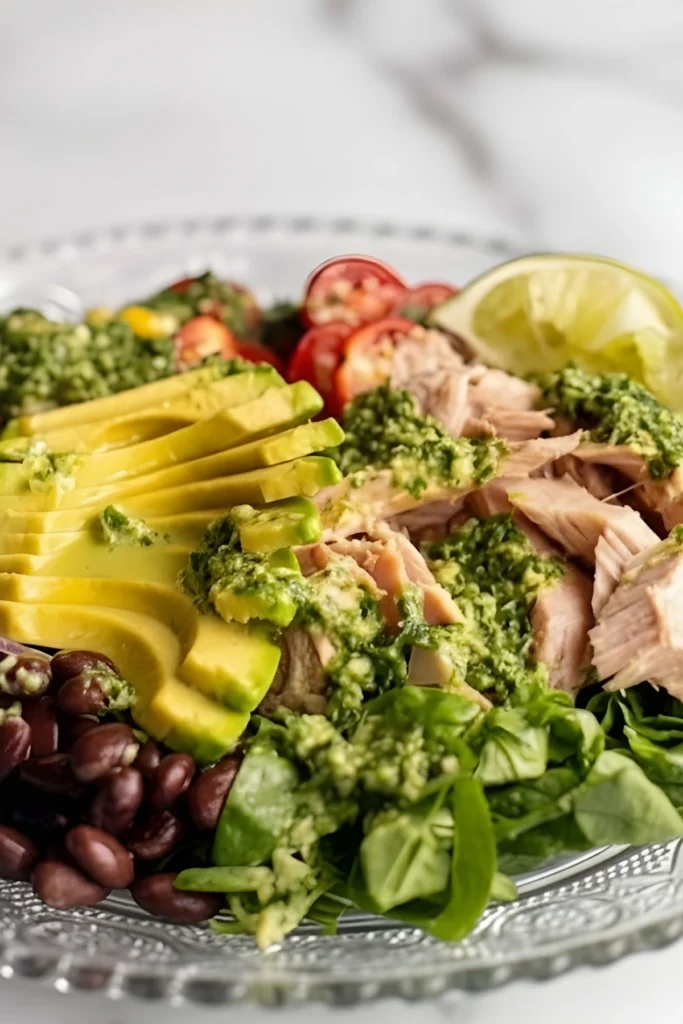 Southwest Tuna Bowl with Avocado, Tuna, and Lime Vinaigrette