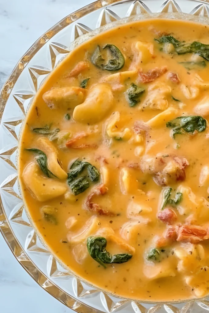 Creamy Marry Me Tuscan Chicken Soup with Spinach and Bacon