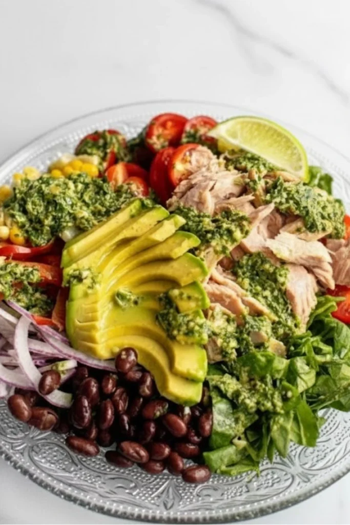 Fresh Southwest Tuna Bowl with Avocado, Tuna, and Lime Vinaigrette