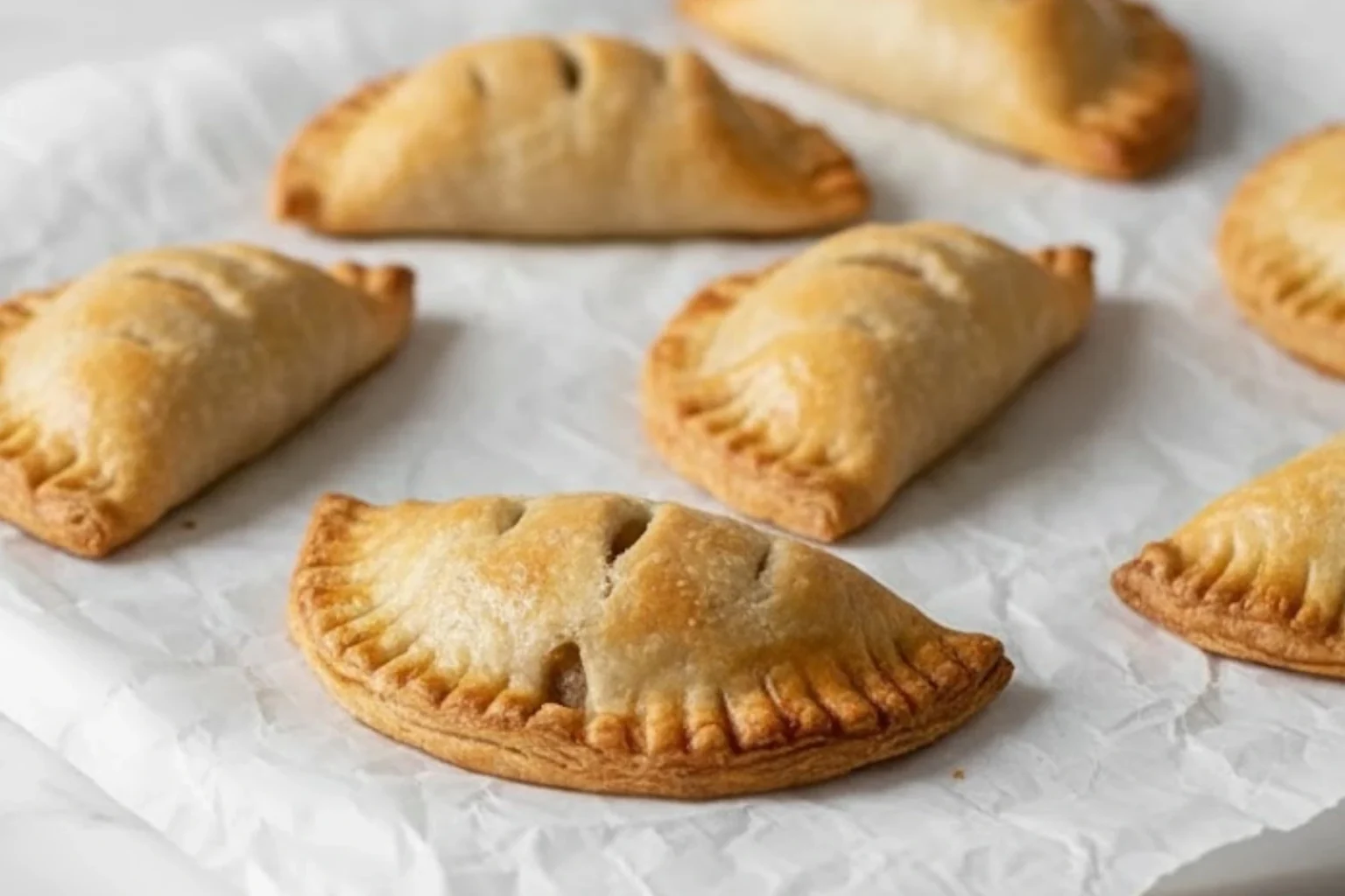 Golden, Flaky Apple Hand Pies Freshly Baked