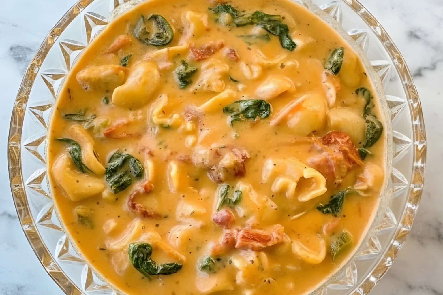 Creamy Marry Me Tuscan Chicken Soup with Spinach and Bacon