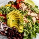 Southwest Tuna Bowl with Fresh Avocado, Tomatoes, and Lime Vinaigrette