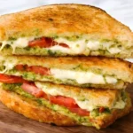 Pesto Panini with Fresh Mozzarella and Tomato – Grilled to Perfection